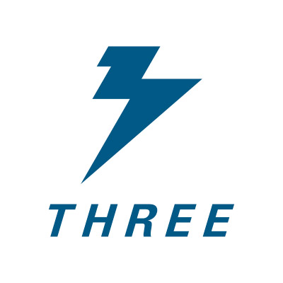 THREE_logomark